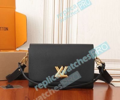 NEW Copy L---V Soft Twist Women Bag Black Color M24639 